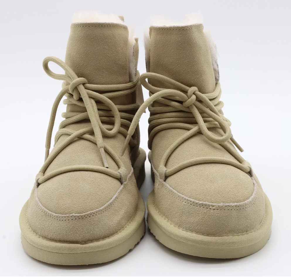 Alpakas Winterstiefel W66C0112B - Damen - Sand - Größe 37