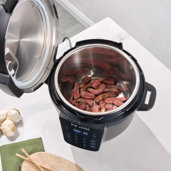 Instant Pot Rio 5,7 l Multikocher – 7-in-1-Schnellkochtopf – Slow Cooker – Dampfgarer – Joghurtbereiter – Bis zu 6 Portionen – Verbesserte Dampfabgabe