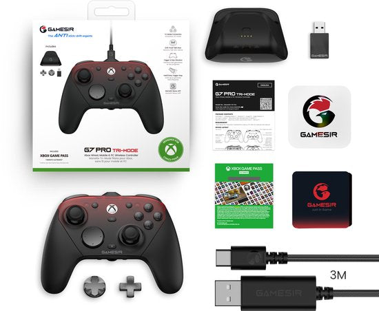 GameSir G7 Pro – Kabelgebundener Controller – Xbox Series X/S, Xbox One, Windows und Android – Shadow Ember
