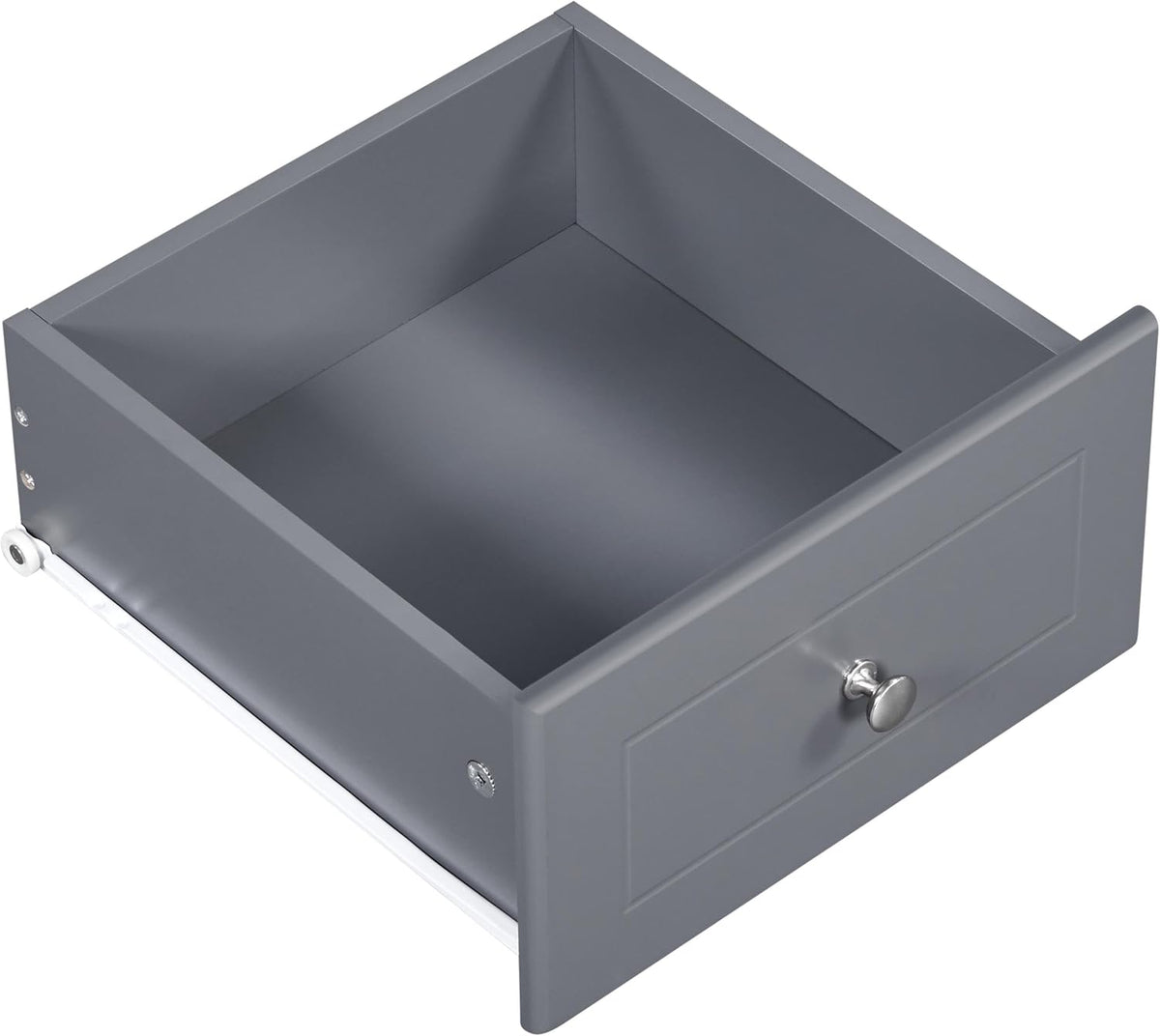 Yaheetech Nachttisch 40 x 35 x 60 cm – Schwarz – 2 Schubladen – MDF – 3-lagig