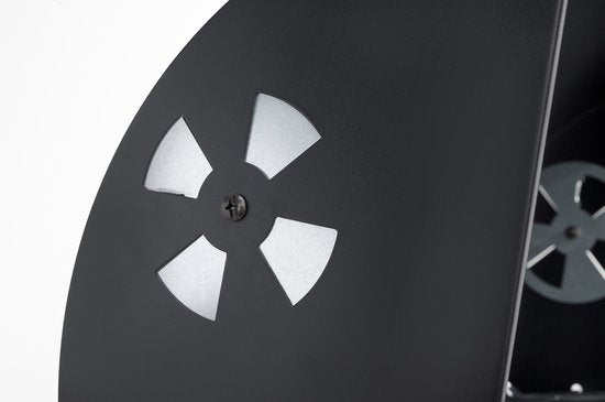 Landmann Black Taurus 440 Holzkohlegrill – Robustes Design – Große Grillfläche