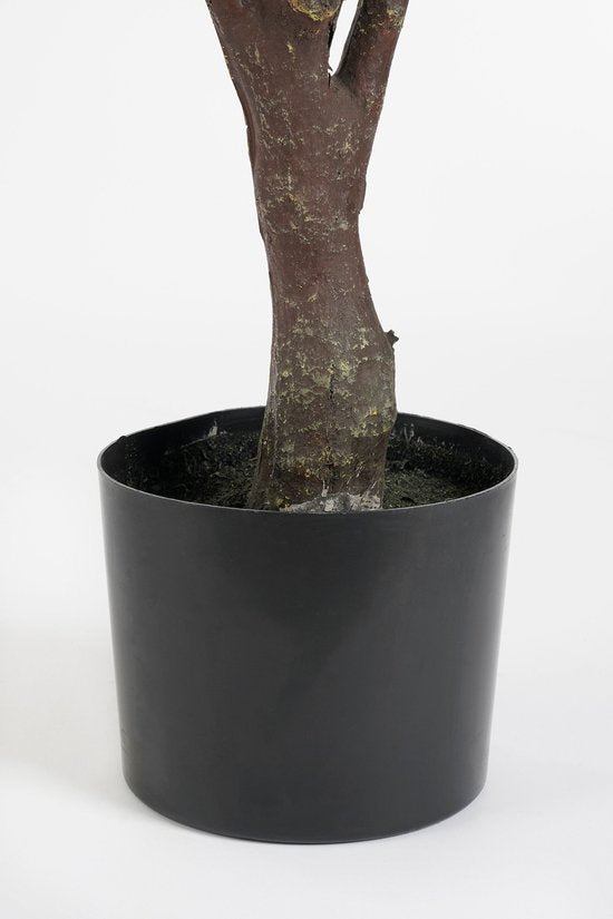 Mica Decorations Eukalyptus Künstliche Pflanze im Blumentopf - H180 x Ø80 cm - Bronze