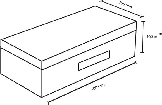 Differnz Waschbeckenablage 40x25x10cm rechteckig mit Handtuchhalter Eiche braun