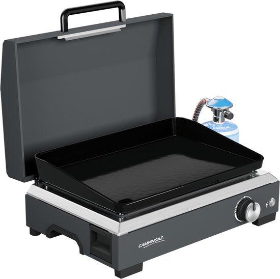 Campingaz Sigma 1 CV Grillplatte – 1.350 cm² Kochfläche – Blue Flame-Brenner für optimale Wärmeverteilung – Basaltgrau