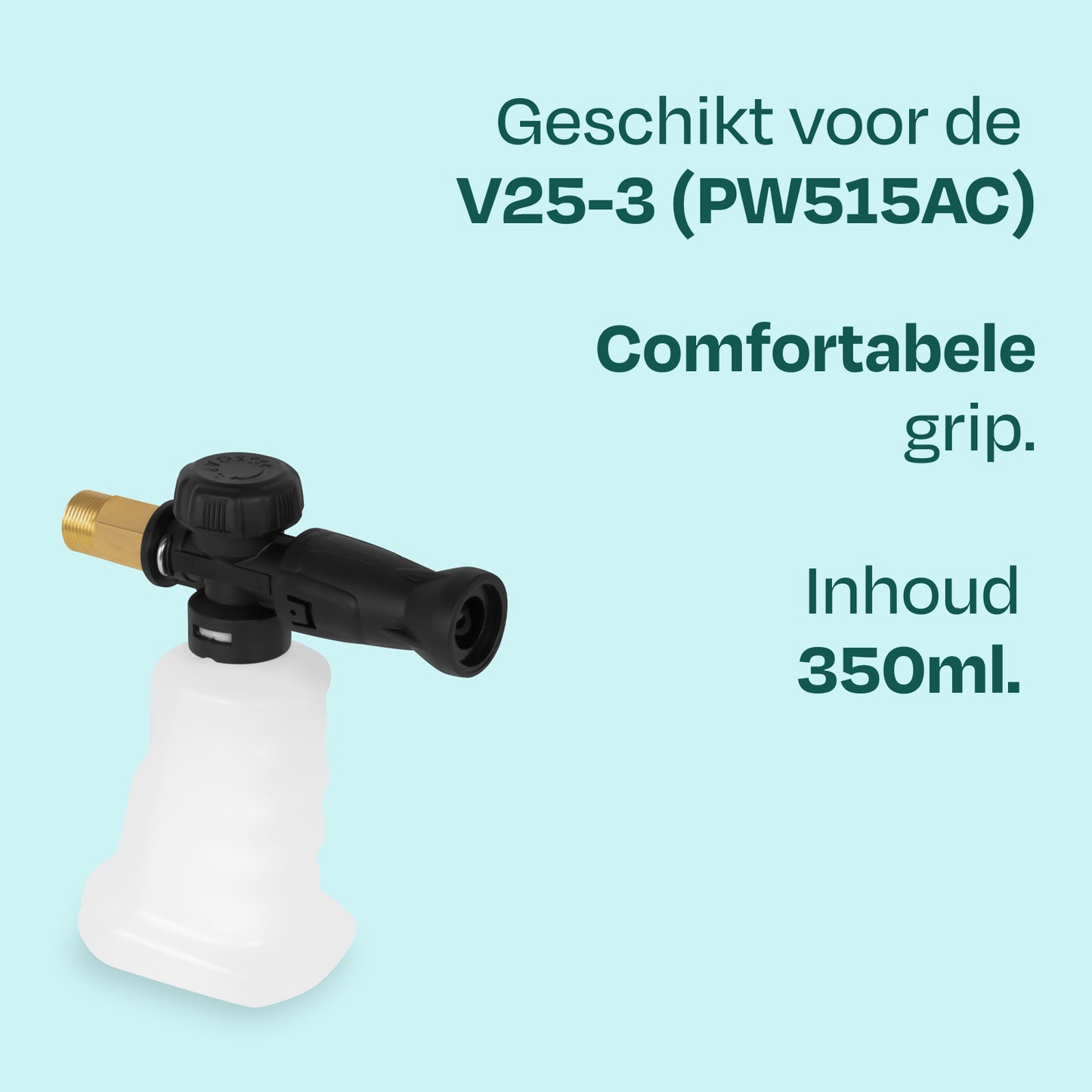 VONROC Schaumsprühdüse Schaumkanone 350 ml – für den Hochdruckreiniger V25-3 (PW515AC)