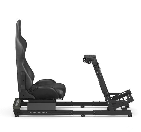 VDD Gaming für Sim-Racing-Cockpit – Schwarz auf Schwarz – Aluminium