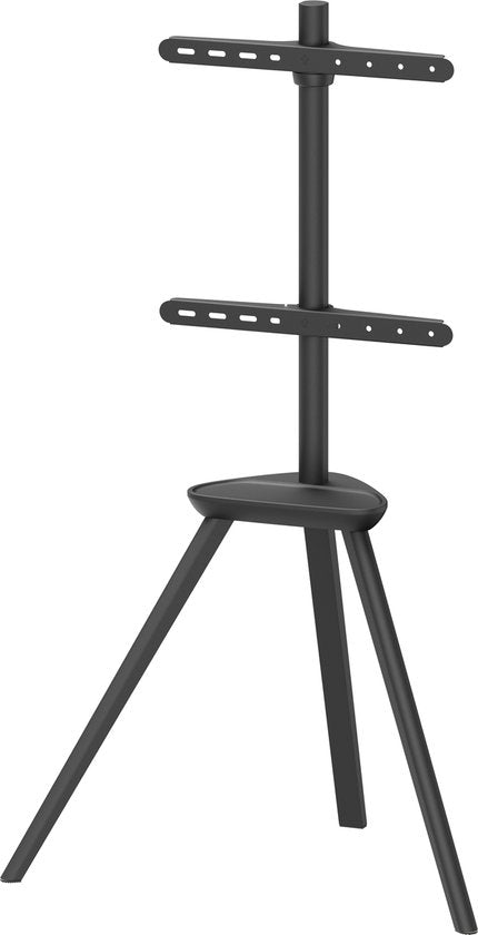 VDD TV-Ständer - Bodenständer - Studiostativ - Staffelei Design - bis zu 65 Zoll - Schwarz