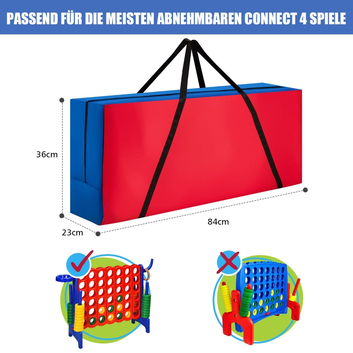 Coast Carrier Bag für 4 Siege Aufbewahrungstasche (nicht enthalten) 84 x 22,5 x 35 cm