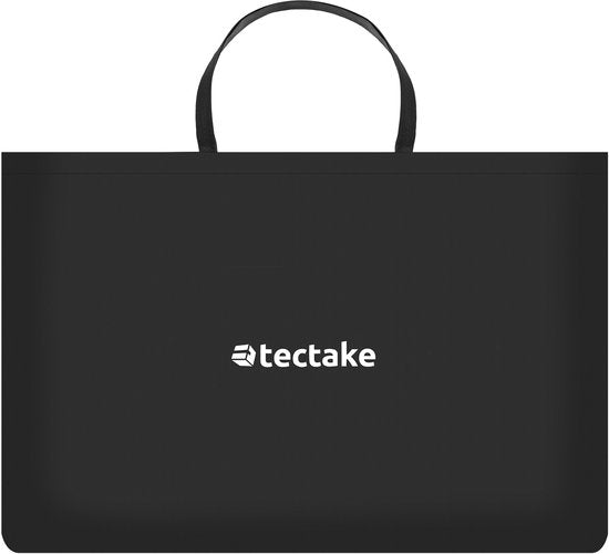 tectake® Eisbad Helsinki – Ice Bath – Sitzbad – Ø 75 x 75 cm – 320 Liter – Zusammenklappbarer Eistonnen mit Aluminiumrahmen und Abdeckung – 3-fach isoliert – Tauchbad inklusive Tragetasche, Wasserkissen und Pumpe