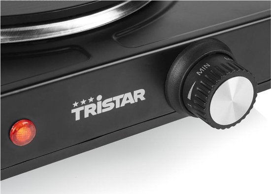 Tristar Elektrokochfeld 1500 W – KP-6151 – 1 Kochzone – Freistehend – Schwarz