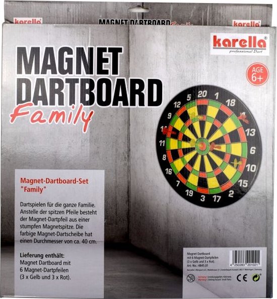 Magnetische Dartscheibe Familie