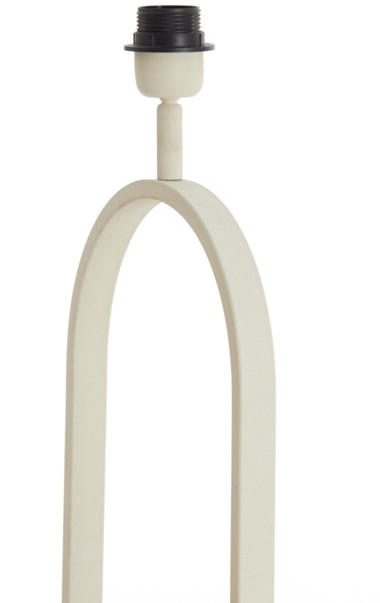 Light & Living Stehleuchte Jamiri 142 cm hoch - Creme - Metall, Minimalistisches Design