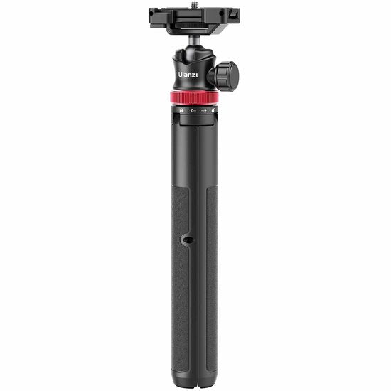 Ulanzi MT-44 Selfie-Stick-Stativ für Smartphone und Kamera – 146 cm – Schwarz