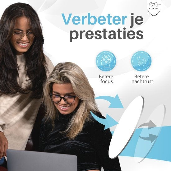 LC Eyewear Computerbrille - Blaulichtbrille - Displaybrille - Metall - Unisex - Schwarz