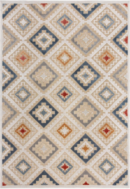 Flair Rugs Plaza Zion Outdoor-Teppich Grau - 160 x 230 cm