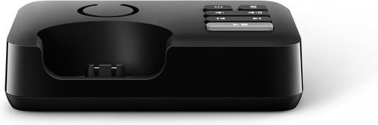 Philips D2551B/01- Schnurloses DECT-Telefon mit 1 Mobilteil mit Anrufbeantworter, 50 Namen/Rufnummern und Anrufer-ID - Schwarz