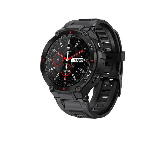 Nuvance Outdoor Smartwatch K22 - 45mm - Touchscreen - IP67 Wasserdicht - iOS & Android