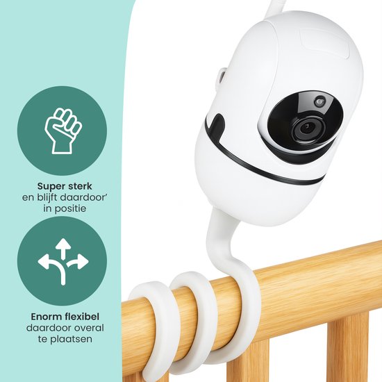 Innovaland – Babyphone-Halterung – Universal – Flexibel – Kamera-Babyphone-Halterung – Baby Phone – Ständer – Babyphone-Halterung