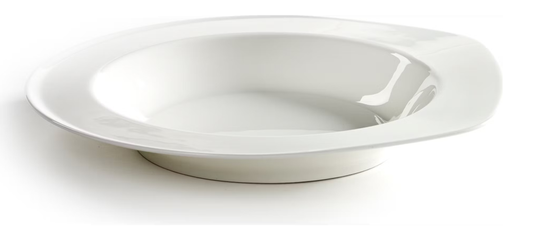 Serax Teller XL White Bond - 4er-Set - 32,7 x 31,2 x 1,8 cm - Weiß