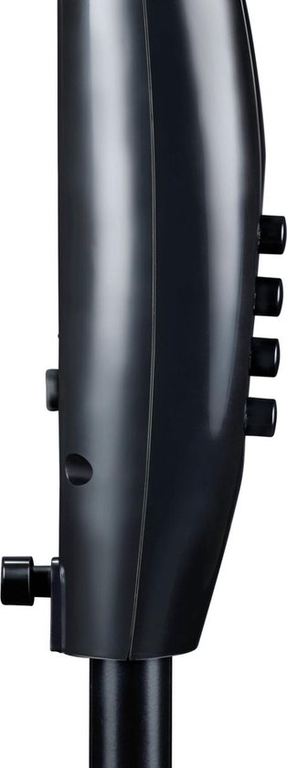 Lifetime Air Stativventilator 45W - Höhenverstellbarer Ventilator 102,5 bis 125 cm - Standventilator mit 3 Geschwindigkeiten - Neigbar und oszillierend - Schwarz