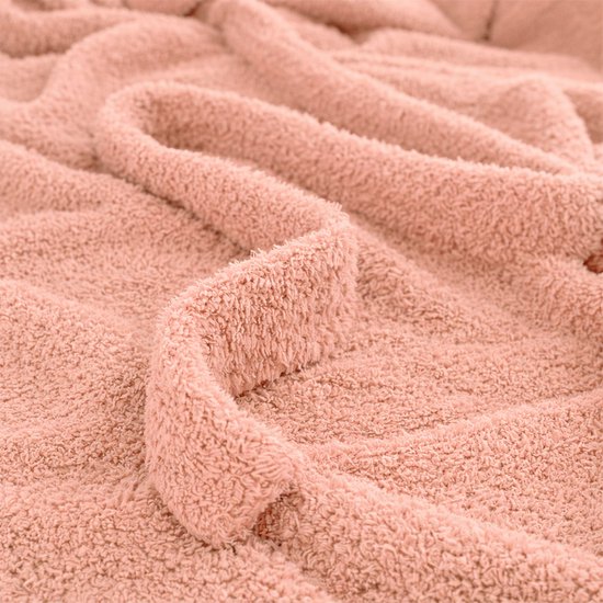 Teddy-Bademantel „Rose Dust“