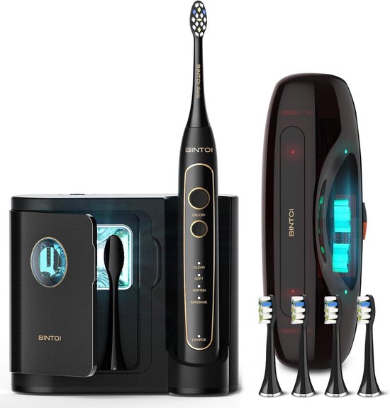 Bintoi® iSonic UV D600 - Elektrische Zahnbürste mit UV-Sterilisator
