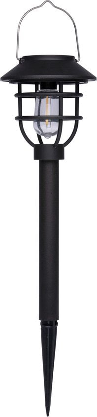 Grundig Solar Laterne - 6-7 Lumen - 6-8 Stunden Leuchtdauer - Ohne Stecker - Schwarz