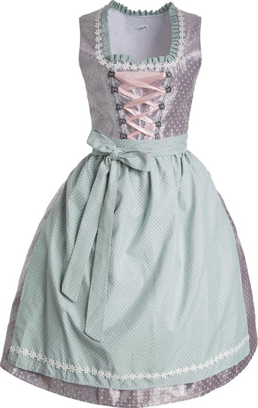 Dressforfun Faschingskostüm Midi-Dirndl Oberammergau Modell 2 – Damen – Größe L