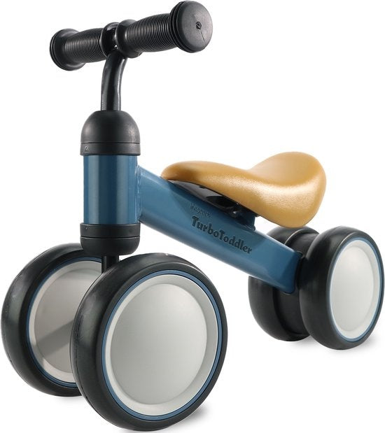 LifeGoods TurboToddler Balance Bike - Spielzeug ab 1 Jahr - Kinder Roller - Marine Blau