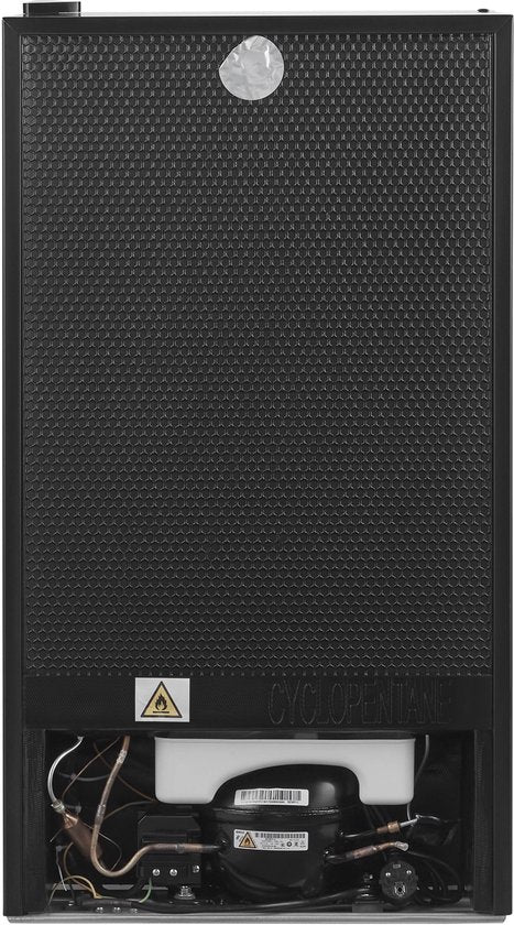 Tomado TRT4702B - Tischkühlschrank - 80 Liter - Mit Gefrierfach - Energielabel D - Schwarz