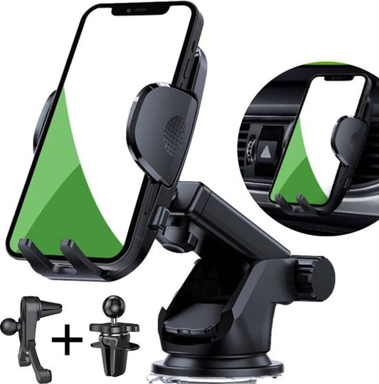 iSetchi Telefonhalterung - Auto - Extra starker Saugnapf - 3-in-1