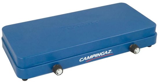 Campingaz Base Camp Campingkocher - 2 Brenner Camping Gaskocher - 2x 1600 Watt - blau