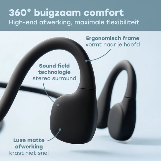 Audyn Bone G2 – Sport-Ohrhörer – Knochenleitungs-Kopfhörer – Bluetooth – Open-Ear-Ohrhörer – kabellos – wasserfest – 8 GB MP3