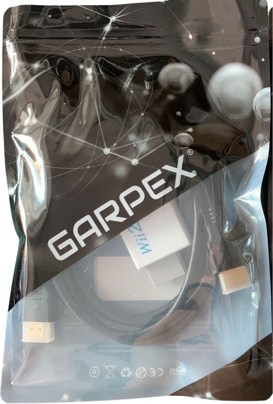 GarpexÂ¬Ã† Wii Connection to HDMI adapter - Exklusiv geeignet für Nintendo Wii + Inklusive 1,5m HDMI Kabel - Full HD 1080p - Audio-Video-Konverter geeignet für Wii