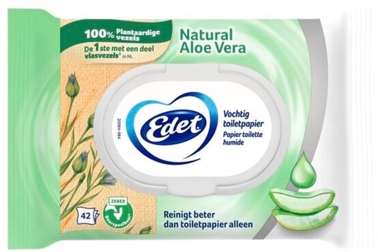 Edet Feuchtes Toilettenpapier aloe (42Stk)