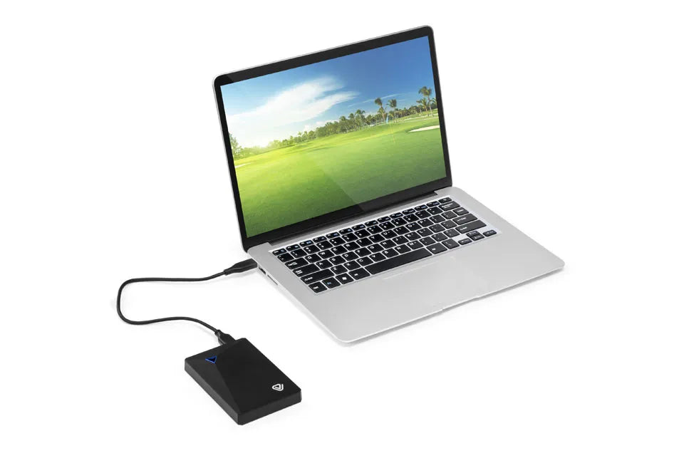 Vlectro Externe Festplatte – 1000 GB – USB 3.0 – Aluminium – Stoßfest