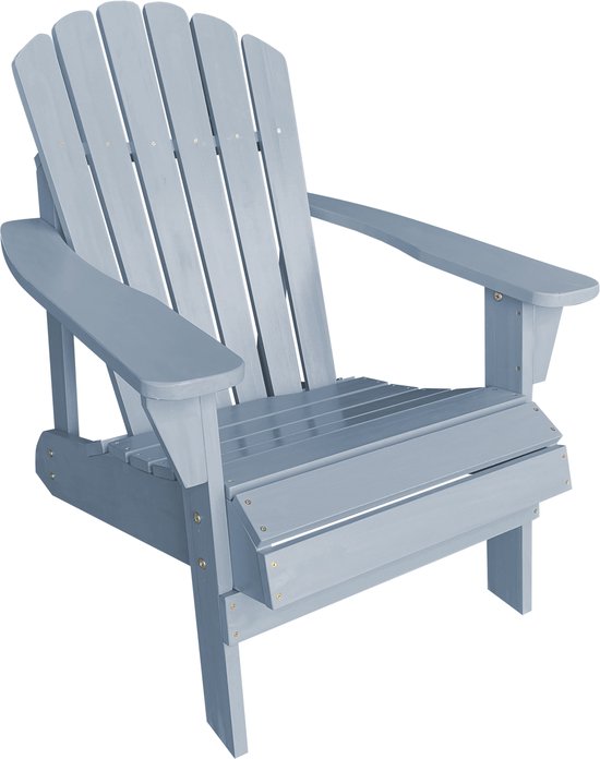 AXI Carmen Adirondack-Stuhl – Loungesessel aus Holz mit Armlehnen – Hohe Rückenlehne – 90,5 x 78,4 x 93 cm