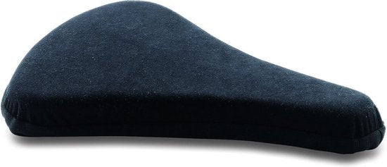 TEMPUR® - Fahrradsattelüberzug - Schwarz - 33,5 x 33 x 3 cm - Large - Fahrradsattelüberzug - Komfort - Memory-Schaum