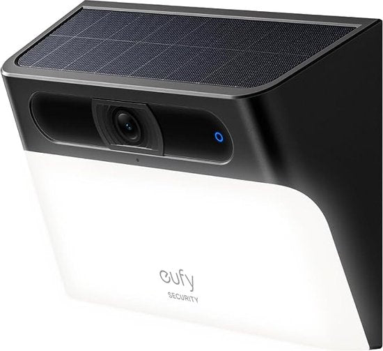 eufy security Solar-Wandleuchtenkamera S120 – Wandleuchte – Drahtlose Überwachungskamera mit integrierter Solar-LED-Wandleuchte – Farb-Nachtsicht – KI-Bewegungserkennung – Zwei-Wege-Audio – IP65 wetterfest – Keine Abonnementkosten