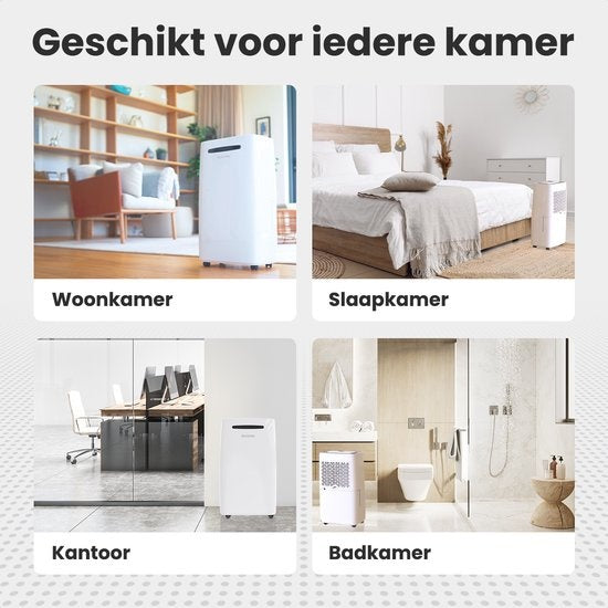 Auronic Luftentfeuchter - Compact Plus Series - für Räume bis zu 40 m² - 420 W - 20L - Weiß