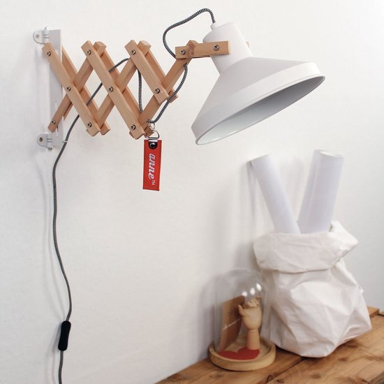 Wandleuchte Anne Lighting Woody – Weiß