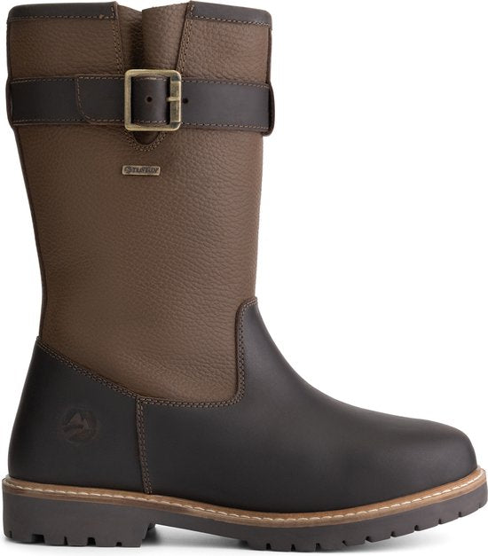 Travelin' Finnmark - Wasserdichter Damenstiefel - Mit Wolle gefüttert - Dunkelbraun - Größe 42
