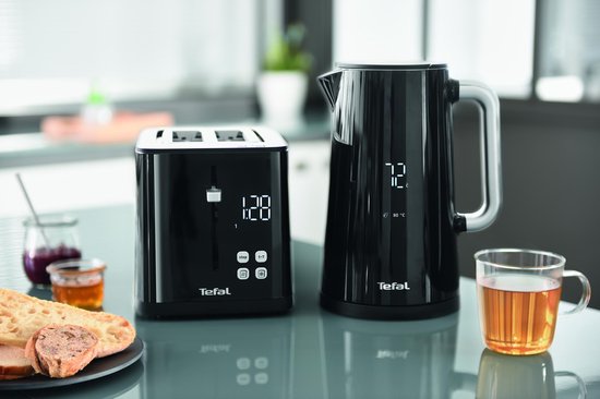 Tefal Smart'N Light KO8508 - 1.7L Wasserkocher - Schwarz - 5 verschiedene Temperatureinstellungen