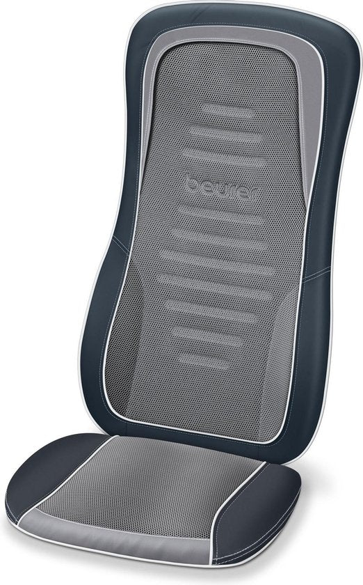Beurer MG 315 Shiatsu Massagekissen - Massagesessel - Nacken und Rücken - Bodyscan - 3 Programme - 4 verstellbare Massageköpfe - Timer - Heizung