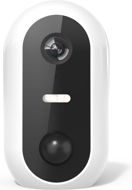 Denver Sicherheitskamera Wireless Outdoor - Kamera mit Nachtsicht - Tuya App - WiFi - Full HD - 1080P - Bewegungserkennung - Einfach zu installieren - IOB209 - Weiß