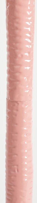 Mica Decorations Colin Beistelltisch - H68 x Ø24 cm - Recyceltes Aluminium - 100% FSC - Hellrosa