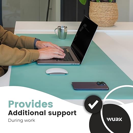 Wurk Schreibtischunterlage - 80 x 40 cm - türkis
