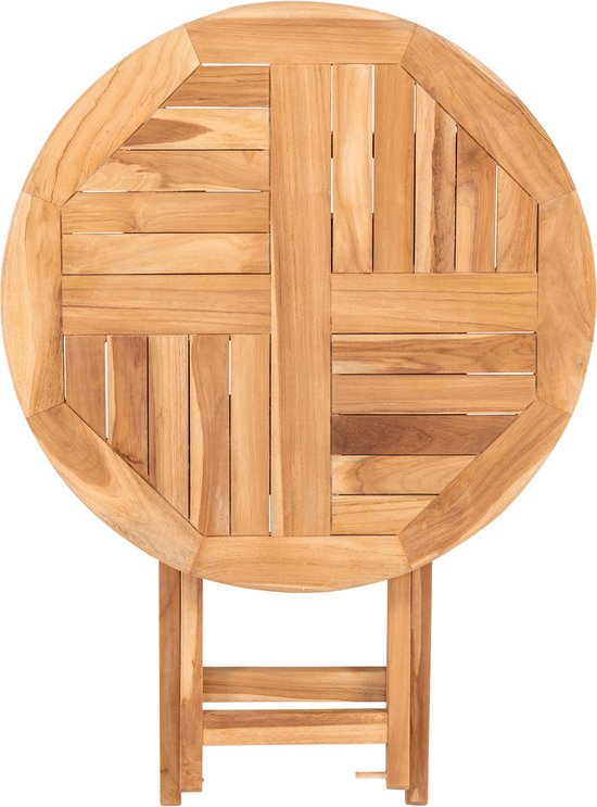 Haus Nordic Esstisch Oviedo Teak Rund Ø70cm