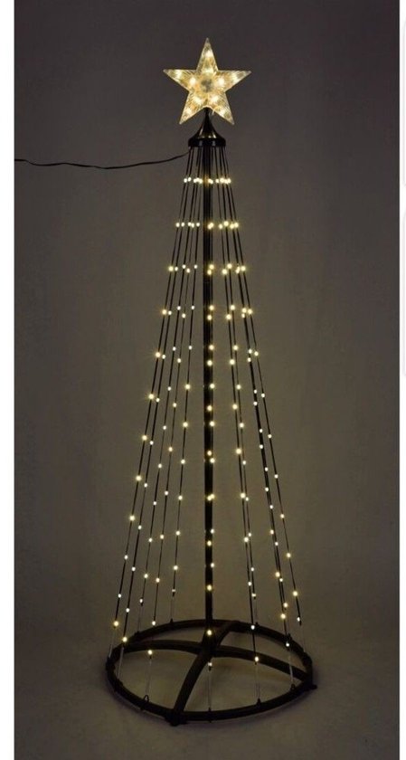 LED-Weihnachtsdekoration für draußen 210 cm mit 370 warmweißen LEDs