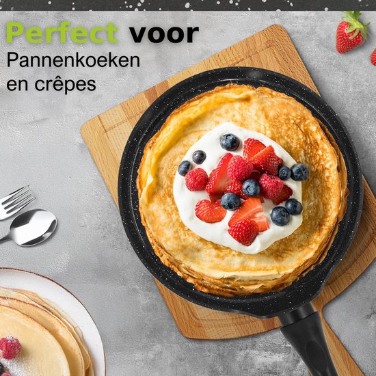 CeraFusion Pfannkuchenpfanne 24 cm - Induktion - Pfannkuchenpfanne - Pfannkuchenpfanne - Pfannkuchenpfanne - Krepppfanne